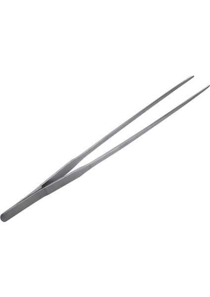 Düz Stil En Iyi Promosyon Universal 27CM Akvaryum Bitkisi Karides Mercan Tankı Düz Cımbız Paslanmaz Çelik Taşlı Cımbız (Yurt Dışından)