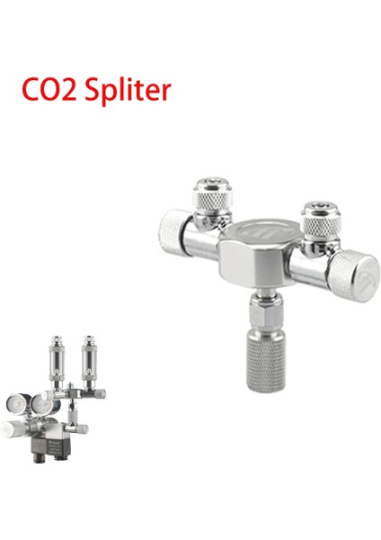 W02-03 Stili Wyın Paslanmaz Çelik Akvaryum Çok Yönlü Co2 Dağıtıcı Bölücü Iğneli Vana, Solenoid Regülatı Için Çek Valf Kabarcık Sayacı (Yurt Dışından) fiyatları