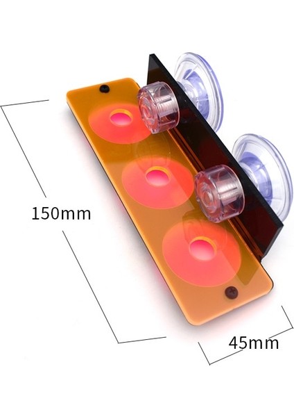 Turuncu Üç Tarzı Floresan Mercan Frag Raf Akrilik Yetiştirme Mercan Tutucu Braket Lps Braket Montaj Aracı Deniz Resif Tankı Peyzaj (Yurt Dışından)