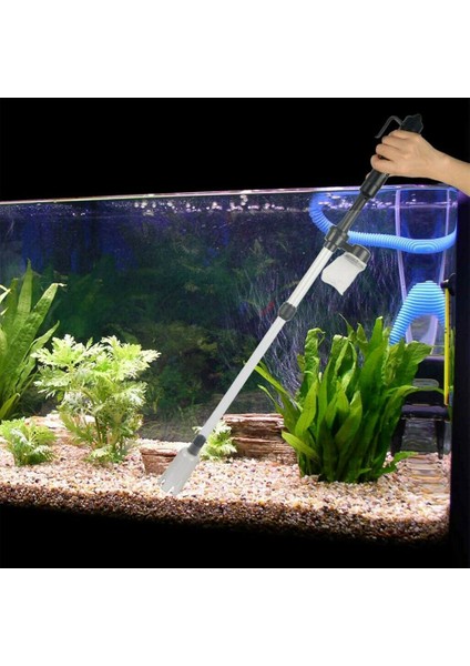 Siyah Stil Elektrikli Akvaryum Balık Tankı Su Değiştirici Kum Temizleyici Otomatik Su Filtre Değiştirme Pompası Temizlik Araçları Aksesuarları (Yurt Dışından) fırsatları