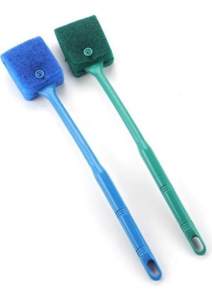 Uzun Sap Yeşil Stil 1 Adet Akvaryum Tankı Temizleyici Malzemeler Çift Taraflı Fırça Balık Yosunu Uzun Sap Sünger Temizlik Akvaryum Aksesuarları (Yurt Dışından) modelleri