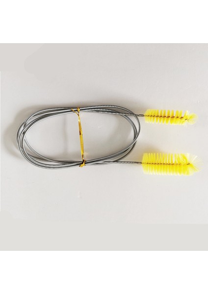 Sarı Stil Akvaryum Temizlik Fırçası Esnek Eğri Tüp Çift Uçlu Su Filtre Pompa Hava Tüpü Hortum Temizleyici Balık Tankı Aksesuarı (Yurt Dışından)