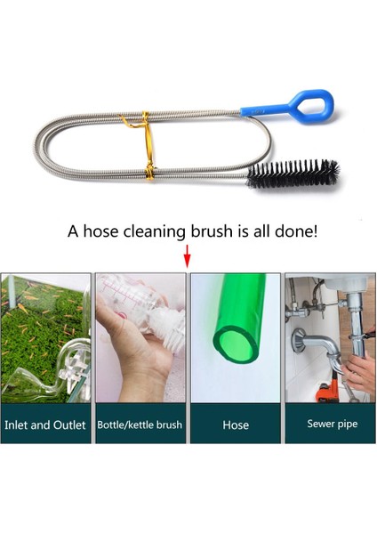 Plastik SAP200CM Tarzı Balık Tankı Akvaryum Aksesuarları Evrensel Boru Fırçası Paslanmaz Çelik Temizlik Fırçası Hortum Temizleyici Fırçalar Mutfak Buzdolabı Için (Yurt Dışından) indirimleri