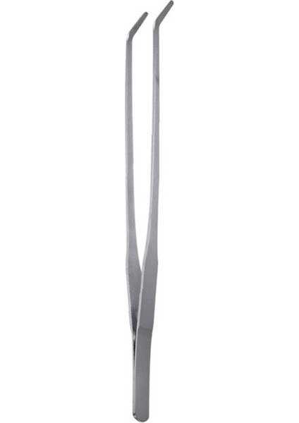 1pc B-Dirsek Stili 27CM Paslanmaz Çelik Akvaryum Cımbız Pense Balık Tankı Bitki Peyzaj Aracı Düz Eğri Kuvvetps Klips Akvatik Ding Tongs Aracı (Yurt Dışından)