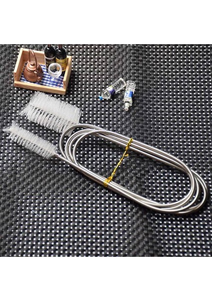 Şeffaf 200CM Tarzı Esnek Temizlik Hortumu Uçlu Çift Fırçalı Akvaryum Filtre Pompa Boru Hortum (Yurt Dışından)