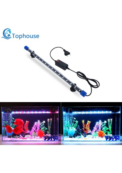 YH-L440BW Stili Akvaryum Işığı LED Su Geçirmez Balık Tankı Işığı Sualtı Balık Lambası Akvaryumlar Dekor Aydınlatma Tesisi Lambası cm Ab Güç (Yurt Dışından) fiyatları