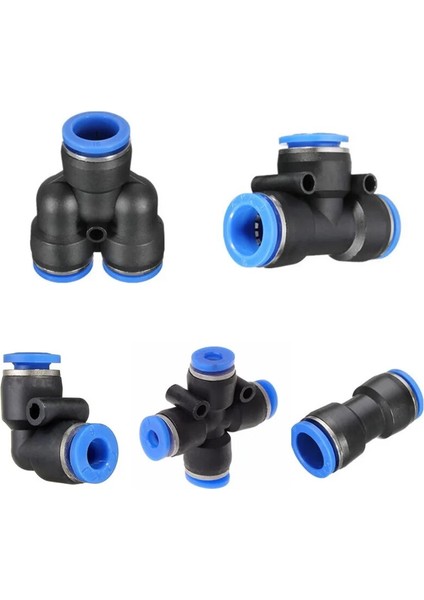 Gri Stil 2 Adet 2 Adet Akvaryum Yolu Co2 Tüp Konnektörü 4*6mm Hava Tüpü Boru Bağlantısı Co2 Diy Sistemi Yüksek Basınçlı Hızlı Bağlantı Vanası (Yurt Dışından)