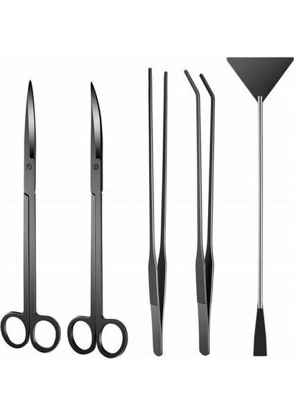 S550 Stili 25 cm Akvaryum Cımbızı Paslanmaz Çelik Balık Tankı Temizleme Araçları Seti Için Sucul Bitkiler ve Su Manzarası Aracı Seti (Yurt Dışından)