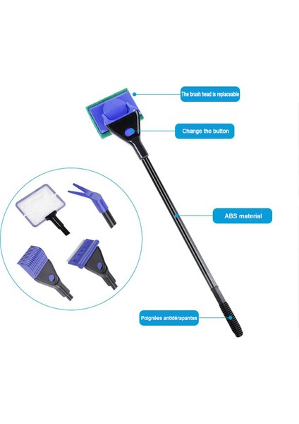 Fırça Stili 5'li Akvaryum Temizleme Araçları Akvaryum Tank Temizleme Seti Balık Ağı Çakıl Tarama Yosun Temizleyici Çatal Sünger Fırça Cam Temizleyici (Yurt Dışından) fiyatları
