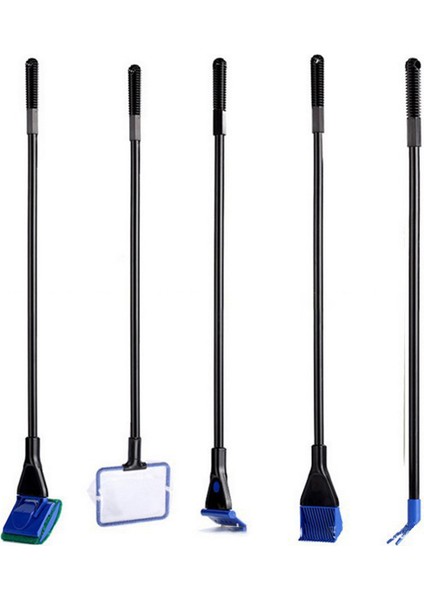 Fırça Stili 5'li Akvaryum Temizleme Araçları Akvaryum Tank Temizleme Seti Balık Ağı Çakıl Tarama Yosun Temizleyici Çatal Sünger Fırça Cam Temizleyici (Yurt Dışından) fırsatları