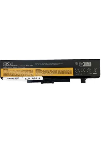 Lenovo M495 , M490 , L11S6F01 Notebook Batarya - Pil