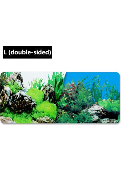 L Tarzı 60-122CM Akvaryum Arka Plan Balık Tankı Decoratiotures Posteri Sualtı Mercan Zemin Dekorasyon Kağıdı Sarılmak Çıkartmaları Sticker (Yurt Dışından)