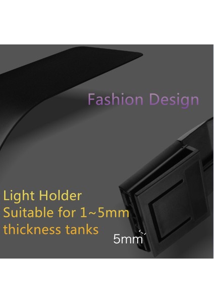 X5-B-Bw Us Fiş Stili Süper Ince LED Akvaryum Aydınlatma Taze Bitkiler Işık Büyümek 10W Sucul Bitki Aydınlatma Balık Nano Tankları Için Klipsli Lamba (Yurt Dışından) modelleri