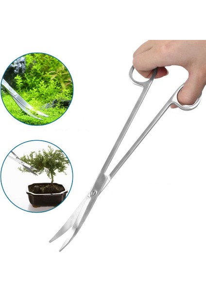 Düz Stil 25CM Paslanmaz Çelik 9.8' Akvaryum Düz Kavisli Dalga Veya Su Ürün Tankı Tuzlu Tatlısu Bitkili Temizlik Aracı (Yurt Dışından) fiyatları