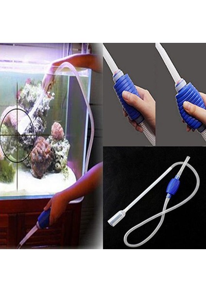No.1 Tarzı Akvaryum Temizlik Vakum Su Değişimi Değiştirici Kırık Temizleyici Balık Tankı Sifon Pompası (Yurt Dışından) modelleri