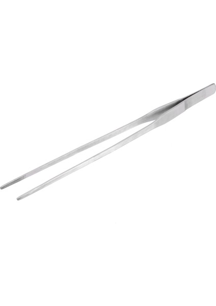 Düz Stil 27CM Akvaryum Canlı Tank Düz Eğri Bitki Cımbızı Uzun Maşa Paslanmaz Çelik Tank Cımbızı Temizleme Kelepçe Aracı (Yurt Dışından)