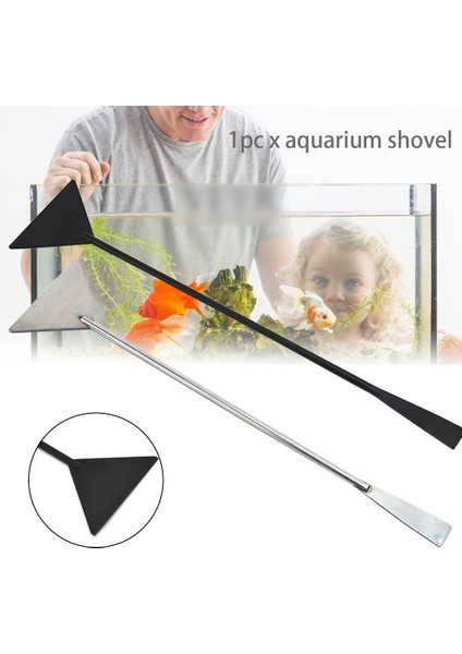 Gümüş Tarzı 1 Adet Akvaryum Temizlik Aracı Dayanıklı Su Otlu Paslanmaz Çelik Düzleme Kum Akvaryum Kürek Deniz Peyzaj Bakımı Kaymaz (Yurt Dışından) fiyatları