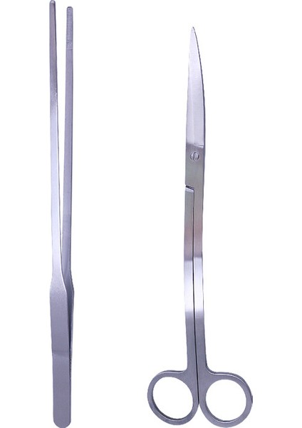 S25CM Ws 27CM St Stili Paslanmaz Çelik Su Aracı Seti Akvaryum Kesme Araçları Ors Cımbız Düz Kum Peyzaj Araçları (Yurt Dışından)