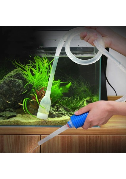 Mavi Stil Akvaryum Çakıl Temizleyici Vakum El Sifon Pompası Filtre Ağızlı Balık Tankı Su Değiştirici Hava Pompası Temizlik Aksesuarları (Yurt Dışından) fiyatları