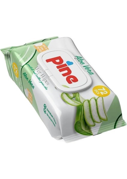 Aloe Vera Özlü 72 Yaprak 3li Paket Islak Havlu fiyatları