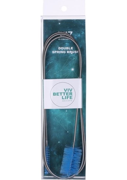 Vıv Çift Başlı Fırça Stili Akvaryum Çift Başlı mm ve mm Tüp Inflow Outflow Skimmer Balık Bitki Tankı Temiz Fırça Viv Bahar Tüp Fırçası (Yurt Dışından)