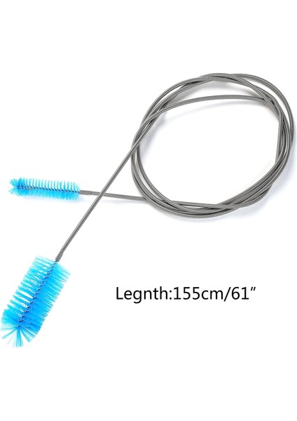 Sarı Stil 95AA Hortum Temizleyici Fırça Esnek Çift Uçlu Naylon Kılçık Akvaryum Filtre Fırçaları Paslanmaz Çelik Uzun Boru Temizleme Fırçası (Yurt Dışından) fiyatları