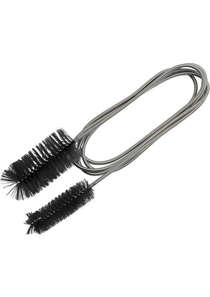 Siyah Stil Akvaryum Filtre Fırçası Su Borusu Hava Tüpü Hortum Temizleme Fırçaları Paslanmaz Çelik Esnek Iki Uçlu Temizleyici Bru (Yurt Dışından)