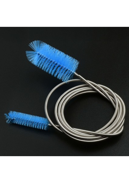 Siyah Stil Akvaryum Filtre Fırçası Su Borusu Hava Tüpü Hortum Temizleme Fırçaları Paslanmaz Çelik Esnek Iki Uçlu Temizleyici Bru (Yurt Dışından) fiyatları