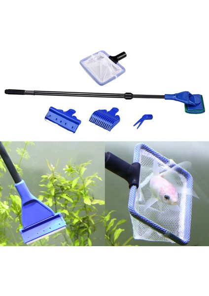 Akvaryum Balık Tankı Temizleme Aracı Balık Ağı Yosun Kazıyıcı Sünger Fırça (Yurt Dışından) fiyatları