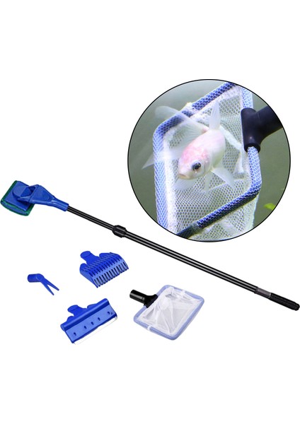 Akvaryum Balık Tankı Temizleme Aracı Balık Ağı Yosun Kazıyıcı Sünger Fırça (Yurt Dışından) modelleri