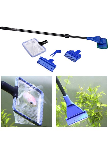 Akvaryum Balık Tankı Temizleme Aracı Balık Ağı Yosun Kazıyıcı Sünger Fırça (Yurt Dışından) fırsatları
