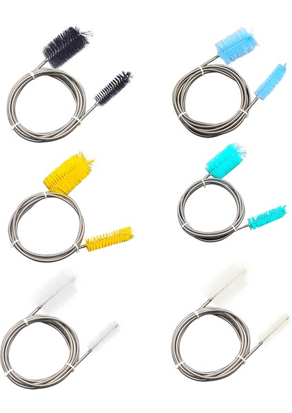 Siyah Stil 90CM Akvaryumlar Çift Başlı Fırça Esnek Balık Tankı Filtre Pompa Hortum Boru Fırçaları Temizleyici Pet Temizlik Malzemeleri (Yurt Dışından) fiyatları