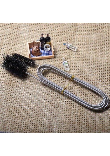 Siyah 90CM Tarzı Esnek Temizlik Tüpü Uçlu Çift Fırçalı Akvaryum Filtre Pompa Boru Hortum Akvaryum Aksesuarları (Yurt Dışından)