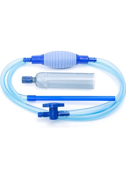 Su Değiştirici Tarzı Akvaryum Balık Kasesi Çakıl Temizleyici Akvaryum Sifon Yarı Otomatik Akvaryum Temizlik Vakumu Su Değişimi Çakıl (Yurt Dışından)