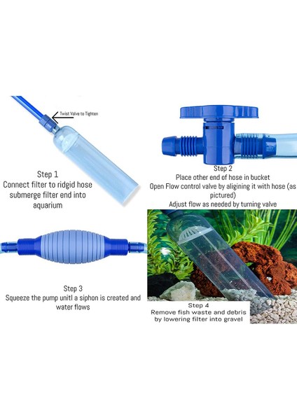 Su Değiştirici Tarzı Akvaryum Balık Kasesi Çakıl Temizleyici Akvaryum Sifon Yarı Otomatik Akvaryum Temizlik Vakumu Su Değişimi Çakıl (Yurt Dışından) fırsatları