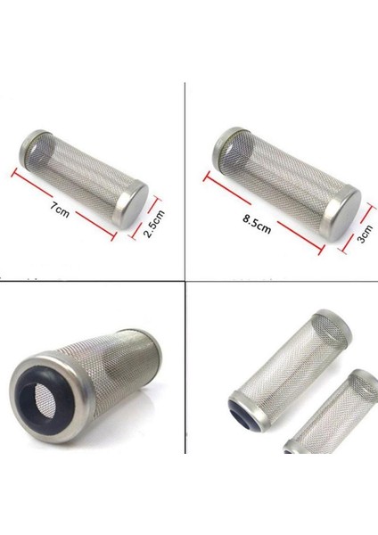 Gümüş Tarzı 12 mm Paslanmaz Çelik Filtre Giriş Kılıfı Ağ Karides Ağları Seti Özel Karides Silindir Filtre Giriş Koruma Akvaryum Aksesuarları (Yurt Dışından) indirimleri