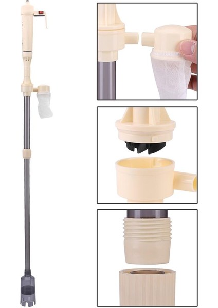Pucture Stili Olarak Elektrikli Akvaryum Balık Tankı Su Değiştirme Pompası Temizlik Araçları Kum Temizleyici Balık Aracı Su Filtre Pompası (Yurt Dışından) modelleri