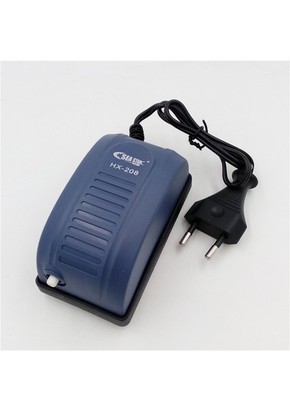 Tek Boyut Düşük Gürültülü Ac 2.5W 3l/dk Akvaryum Hava Pompası Tek Çıkış Balık Tankı Hava Pompası Oksijen Hava Pompası Ab Fişi Rastgele Desen (Yurt Dışından)