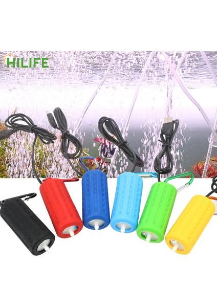 Lacivert Tarzı Mini USB Akvaryum Kompresörü Balık Tankı Oksijen Hava Pompası Sucul Terraryum Filtresiz Sessiz Enerji Tasarruflu Balık Tankı Aksesuarları (Yurt Dışından) indirimleri