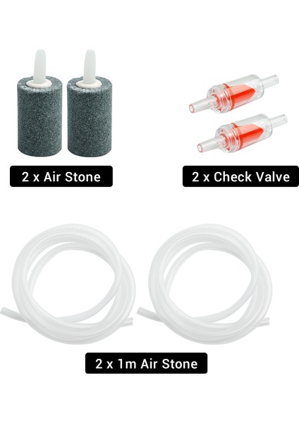 5W Tarzı Au Fişi Nıcrew Akvaryum Hava Pompası Balık Tankı Mini Kompresör Için Akvaryum Tek Çift Çıkışlı Kontrol Vanası Tüp Akvaryum Aksesuarları (Yurt Dışından) fırsatları