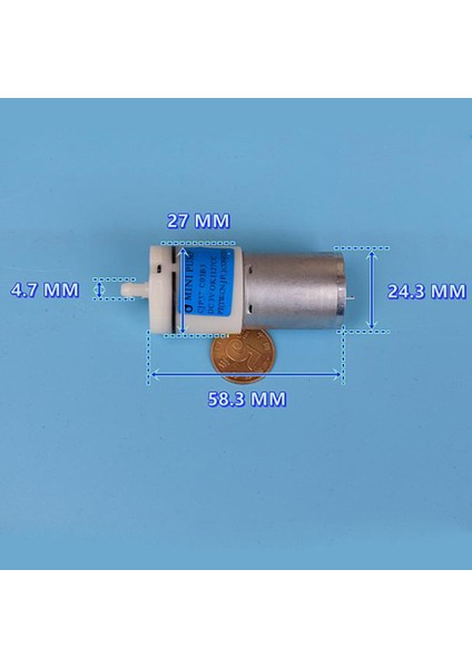 Mikro Tıbbi Monitör Hava Pompası DC3V 5V 6V 370 Motor Hava Pompası Sessiz Atmosferik Hacim Oksijen Pompası Için Akvaryum Balık Tankı (Yurt Dışından) modelleri