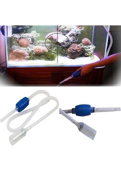 Beyaz Stil Balık Tankı Için Akvaryum Temizleyici Bakım Çakıl Emici Su Değişim Pompası Filtre (Yurt Dışından) modelleri