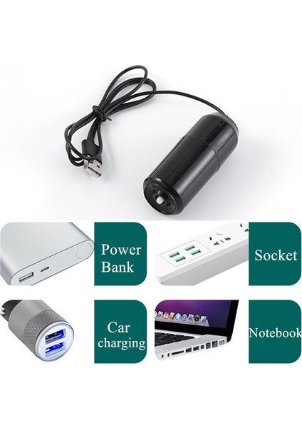 Siyah S Tarzı Mini Akvaryum Oksijen Hava Pompası USB Sessiz Küçük Havalandırma Pompası Taşınabilir Balık Tankı Oksijenator Akvaryum Aksesuarları Balık Hava Pompası (Yurt Dışından) indirimleri