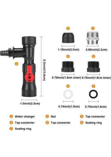 Plastik Akvaryum Su Değiştirici 3 Yollu Musluk Tipi Su Değiştirici Balık Tankı Temizleme Aracı Bahçe Splitter Sulama Bağlayıcı Dağıtıcı (Yurt Dışından) fiyatları