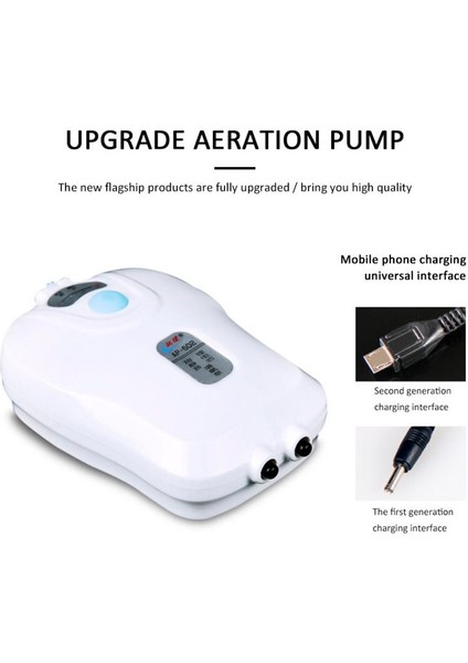 Çift Delik Stili Akvaryum Hava Pompası Balık Tankı Oksijen Hava Kompresörü Aeratör Hava Akışı Yapıcı Prump Balık Deniz Bitkisi Tankı Akvaryum Aksesuarları (Yurt Dışından) modelleri