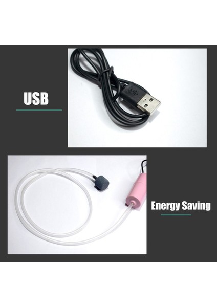 B Tarzı Taşınabilir Mini USB Akvaryum Balık Tankı Oksijen Hava Pompası Sessiz Enerji Tasarruflu Malzemeler Sucul Terraryum Balıkçılık Aksesuarı 1W (Yurt Dışından) indirimleri