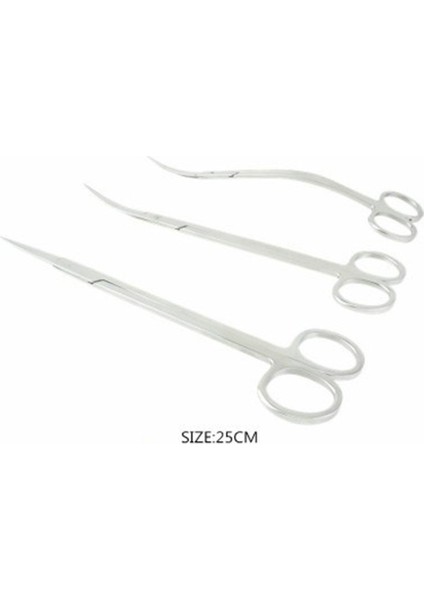 Kavisli Ağız Stili 25 cm Profesyonel Akvaryum Balık Tankı Veya Su Bitkisi Temizleme Aracı Pens Veya Uzun Paslanmaz Çelik Dalga Veya - Amaca Uygun Temizleme Aracı (Yurt Dışından) modelleri