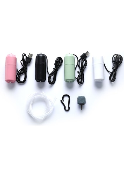 Kt Stili Küçük Hacimli Akvaryum Oksijen Hava Pompası Balık Tankı USB Sessiz Hava Kompresörü Aeratör Taşınabilir Mini Küçük Oksijenleyici Akvaryum Aksesuarları 5V 1W (Yurt Dışından) fırsatları