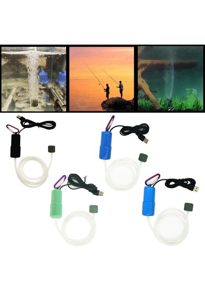 Açık Mavi Stil Taşınabilir Mini USB Akvaryum Balık Tankı Oksijen Hava Pompası Sessiz Enerji Tasarrufu Kompresör Sucul Terraryum Aksesuarları (Yurt Dışından) fırsatları