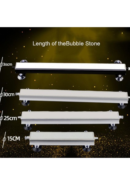 Siyah Stil 25CM 25CM Hava Pompası Kum Taşı Akvaryum Oksijen Pompası Taze Hava Taşı Nano Kabarcık Barı Akvaryum Balık Tankı Havalandırıcı Pompası (Yurt Dışından) modelleri